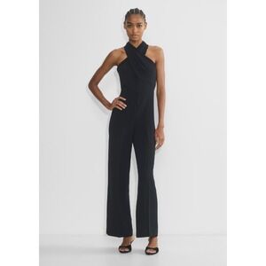 Aritzia Wilfred Pageturner Jumpsuit Japanese Crepe Halter Jumpsuit, Size‎ 0